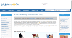 Desktop Screenshot of lifesolutionsplus.com